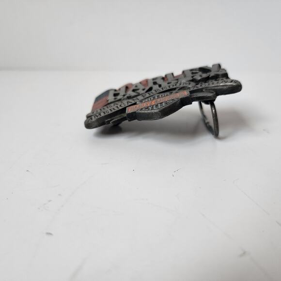 Vintage 1992 Harley-Davidson Motorcycles Belt Buckle Made In USA Harmony Design - Picture 6 of 10